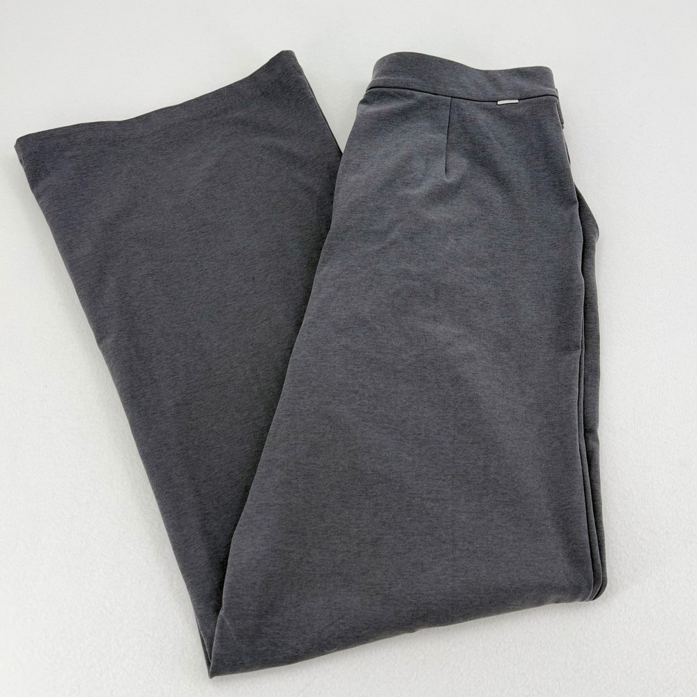 Vuori Wide Leg Trouser Women M Charcoal Grey VW4089 NWOT